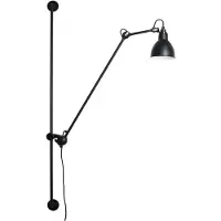 Lampe Gras Wandlampe , 214 Round, Zwart, Woonkamer, Metaal, Designer