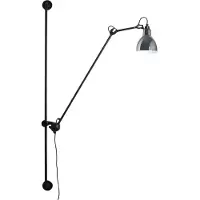 Lampe Gras Wandlampe , 214 Round, Zwart, Woonkamer, Metaal, Designer