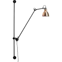 Lampe Gras Wandlampe , 214 Round, Zwart, Woonkamer, Metaal, Designer