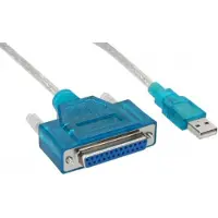 InLine USB naar 25-pin parallelle adapterkabel, 1,8m