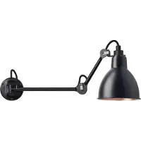 DCW éditions Lampe Gras N204 L40 Single Wandlamp Zwart-koper (Ø) 15,3 Cm