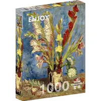 Enjoy Vincent Van Gogh - Vaas met Gladiolen en Chinese Aster Puzzel (1000 stukjes)