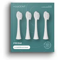 Be Lucent Prism Toothbrush Heads White