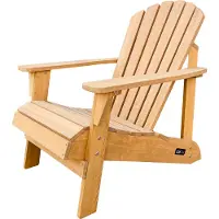 Axi Carmen Adirondack Stoel Bruin – Houten loungestoel met armleuningen – Hoge rugleuning - 90,5x78,4x93cm