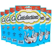 Catisfactions Snacks - Kattensnoepjes - Zalm - 6 x 60g