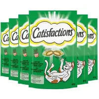 Catisfactions 6x Kattensnack Kattenkruid 60 Gr