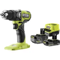 Ryobi - 18V ONE+ 54 Nm BRUSHLESS impact drill driver - 2 x 4 & 2 Ah batteries. charger & carrying bag - RPD18BL1-2C42S