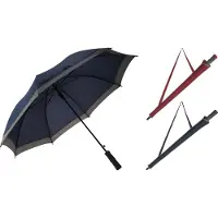 Sans marque Paraplu 104 cm blauw of bordeaux