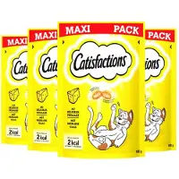 Catisfactions 4x Kattensnoepjes Kaas 180 Gr