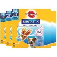 Pedigree 4x Hondensnack Multipack Dentastix Mini 35 Stuks