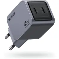 UGREEN Nexode Pro GaN USB snellader 45W (2 x USB-C)