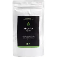 Moya Matcha Poeder - Daily Grade 100gr - Biologische Groene Thee - Hersluitbare Stazak = Brievenbuspakketje bij max 2 stuks