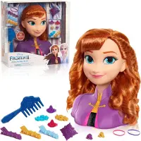 Disney Frozen Styling Head With Accessories Anna Doll Roze