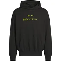 Adidas Sweatshirt 'Anthony Edwards Believe That' limoen / zwart