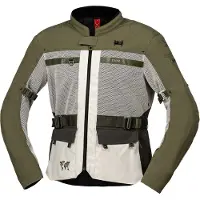IXS Venture-BigAir 1.0, stoffen jas ,Olijf/Lichtgrijs/Zwart ,5XL