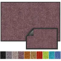 Floordirekt Deurmat - Droogloopmat - Schoonloopmat - Rhine - Paars - 200 x 200 cm