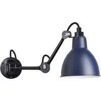 Lampe Gras Wandlampe , Blauw, Woonkamer, Metaal, Designer