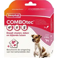 Beaphar Vlooiendruppels COMBOtec Hond 2-10 Kg 2 Stuks