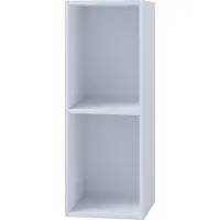 VCM Mendas wandkast 2 vakkenwit.