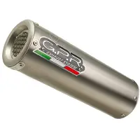 Gpr Exclusive M3 Natural Titanium C 650 Sport 16-20 Euro 4 Gehomologeerde Slip On Uitlaatdemper