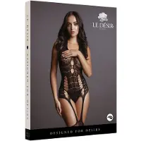 Le Désir - Lace Suspender Bodystocking - One Size