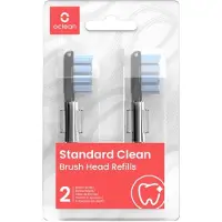 Oclean Standard Clean Opzetstukjes voor Elektrische Tandenborstel - 2 Stuks - zwart