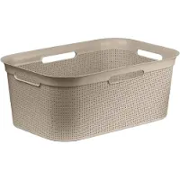 Rotho wasmand kunststof Brisen 41 liter cappuccino flexibel design