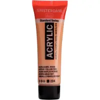 Amsterdam acrylverf - 120 ml - napelsgeel rood 224