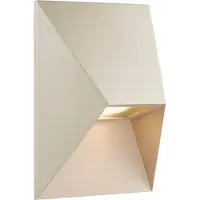 Nordlux Wandlamp buiten Pontio 15, dimbaar, crème / amber, metaal, Modern, Wandlamp buiten