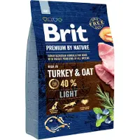 Brit Premium by Nature Light, Universeel, Appel, Kip, Maïs, Kalkoen, 3 kg