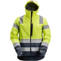 Snickers Workwear Workwear Allroundwork High-vis Waterproof Shell Jack Klasse 3 - 1330 | Maat: S