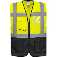 Portwest Warsaw Hi-Vis Contrast Executive Vest C476