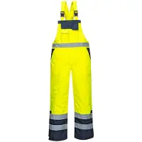 Portwest S489 Hi-Vis Contrast Winter Bib and Brace