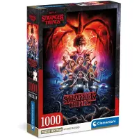 Clementoni - Puzzel - 1000 Stukjes - Stranger Things - Puzzel Voor Volwassenen