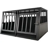 Trekker Trekkerbox voor honden, model L, afmetingen 89x69x50 cm, zwart
