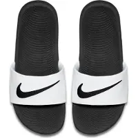 Nike Kawa Slippers Kids Wit Zwart