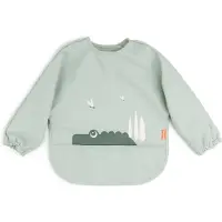Done by Deer Croco slabbetje met mouw Groen