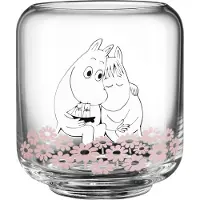 Muurla Moomin waxinelichthouder/vaas 10 cm Together
