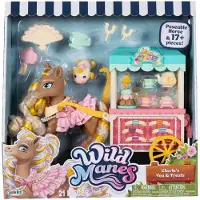 Wild Manes Horse Toys Cheries Tea and Treats Cart Speelset met Cherie Horse Poppenfiguur Inclusief Borstel en Speelaccessoires