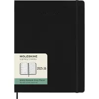 Moleskine 18 Maanden Agenda - 2025/26 - Wekelijks - XL - Harde Kaft - Zwart