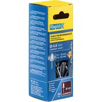 Rapid 5000392: Universele blindnieten, 4,8 x 25 mm, van aluminium