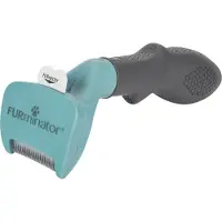 Furminator Cat Undercoat Tool - Short Hair - Kattenvachtkam - Turquoise Small
