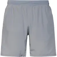 Under Armour UA LAUNCH 7'' SHORTS-GRY Heren Sportbroek - Mod Grijs / Wit / Reflective