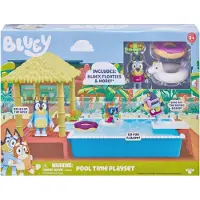 Bluey Pool Time Playset (90204) Dollhouse Blauw Kinderen