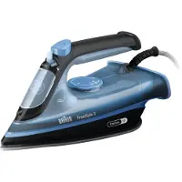 Braun FreeStyle 3 FI 3194 BK - Stoomstrijkijzer - Vermogen 2400 W - Constante stoom 45 g/min Persen 200 g/min - SuperCeramic-zoolplaat