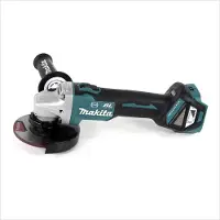 Makita DGA 513 RF1J accu haakse slijper 18V 125mm borstelloos + 1x oplaadbare accu 3.0Ah + lader + Makpac