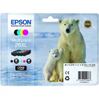 Epson 26XL (C13T26364012) Inktcartridge 4-kleuren Multipack Hoge capaciteit
