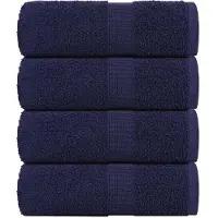 vidaXL Washandjes FROGN 4 st 30x30 cm 360 g/m² marineblauw