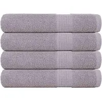 vidaXL Saunahanddoeken FROGN 4 st 80x200 cm 360 g/m² grijs