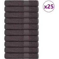 vidaXL Handdoeken FROGN 25 st 100x200 cm 360 g/m² antraciet